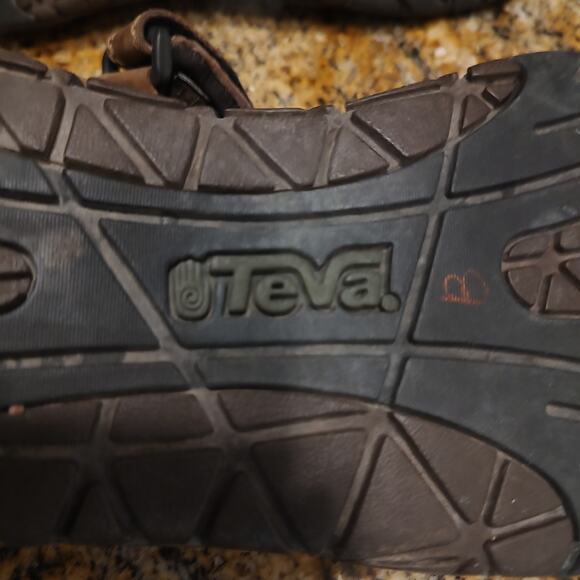 Teva Brown Sandals Size 9M Model SN16544 - Picture 9 of 13